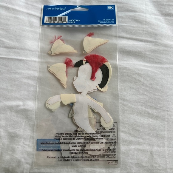 NWT EK Success Disney Pinocchio Dimensional Sticker Set - Picture 2 of 5